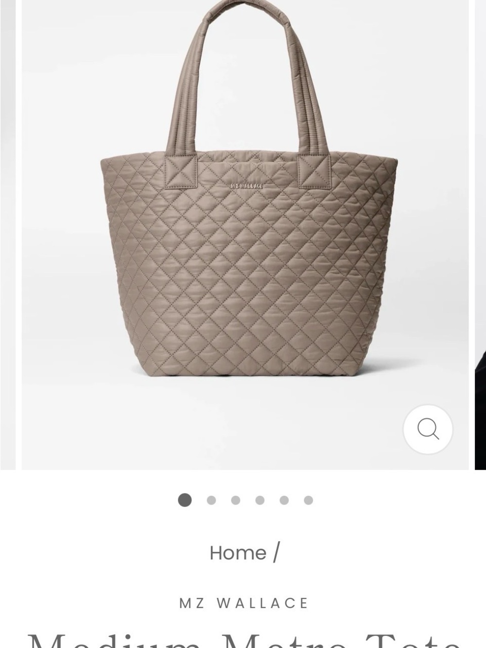 MZ Wallace Medium Metro Deluxe Tote Morning Dove